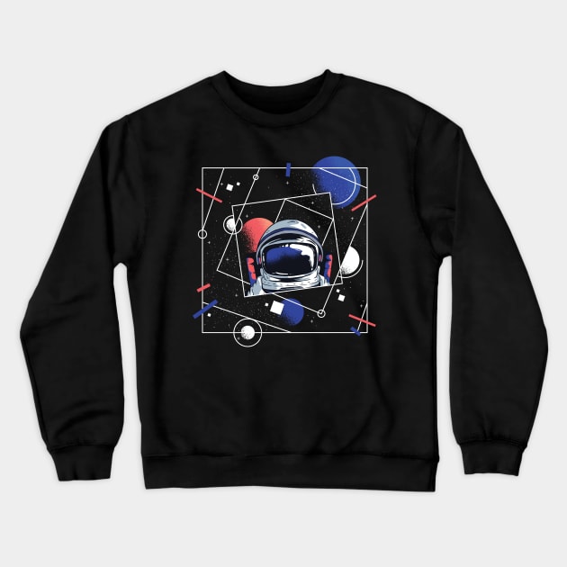 80s Astronaut Crewneck Sweatshirt by Urban_Vintage
